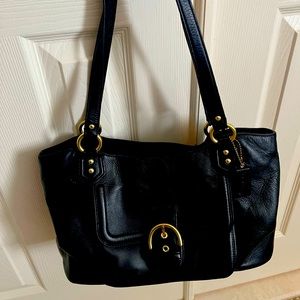 Leather Coach Shoulder Bag